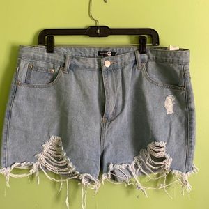 High Waisted Jean Shorts